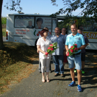 Oslov. Uctění památky popravených za odbojovou činnost 